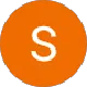 Orange Google profile icon with the letter S for reviewer Suleman Abbasi.